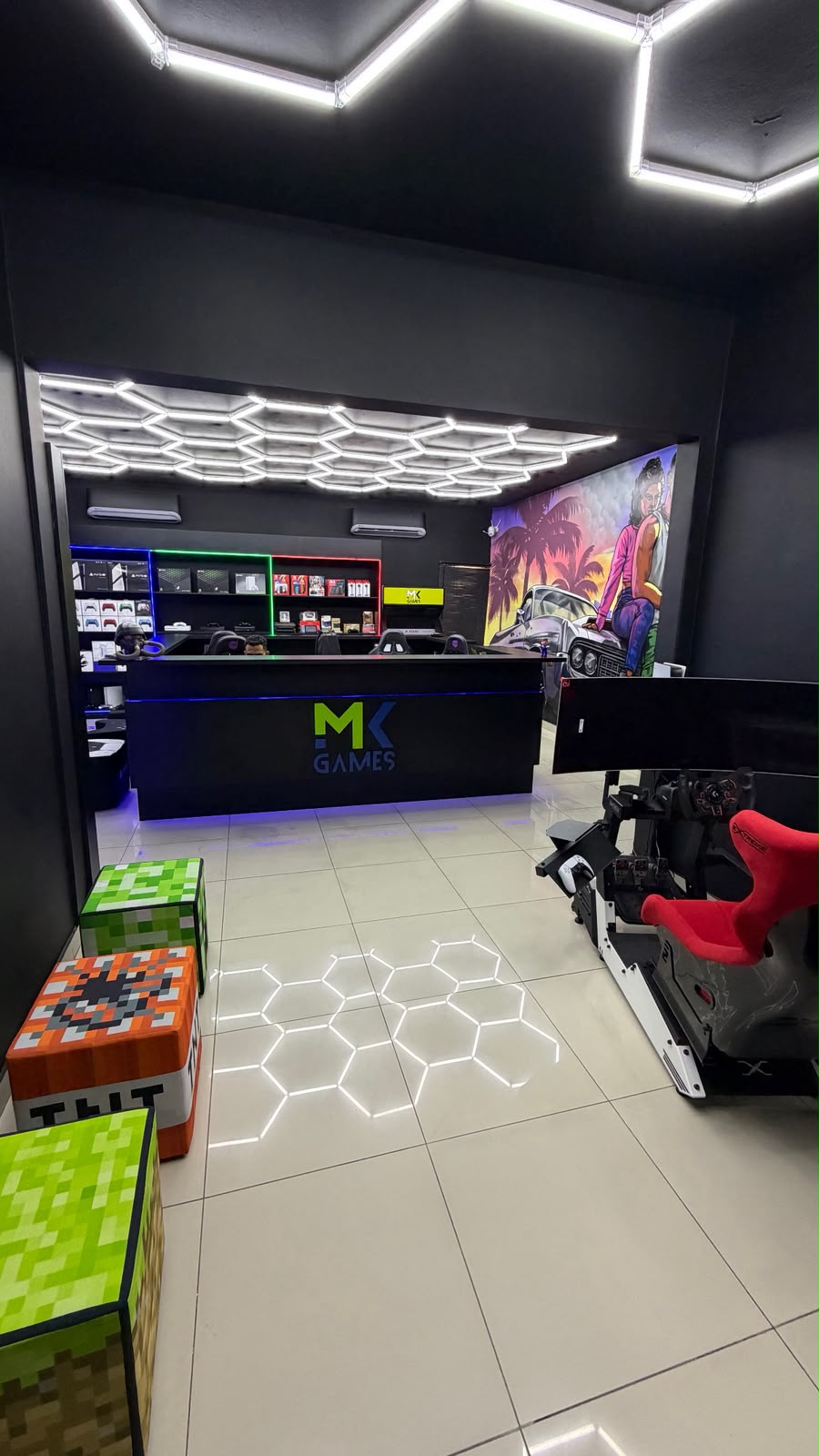 Loja física MK Games em Belo Horizonte